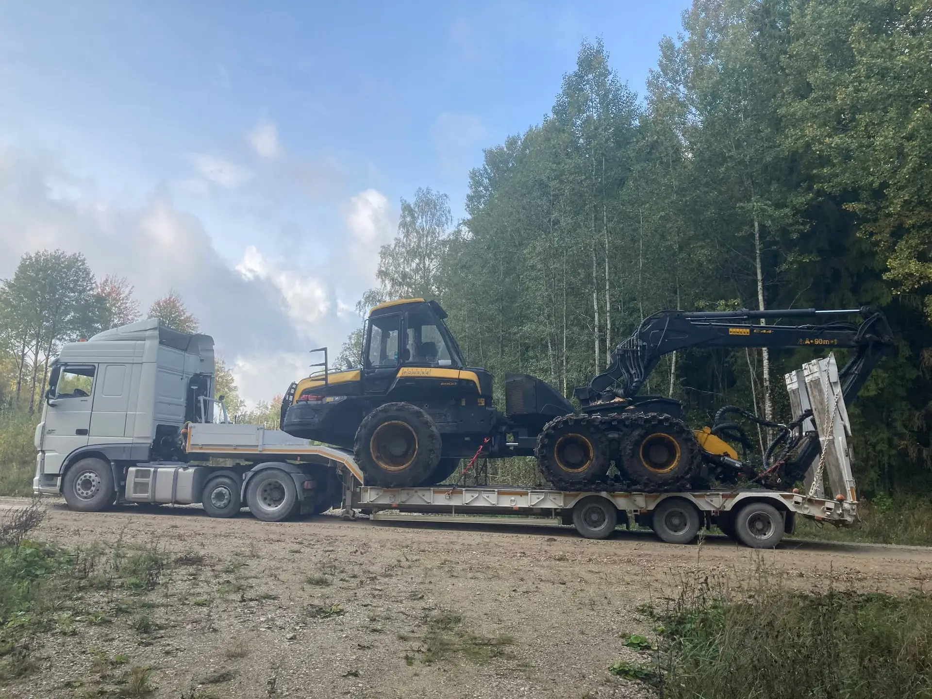 rasketehnika vedu rasketehnika treileriga Tartumaal